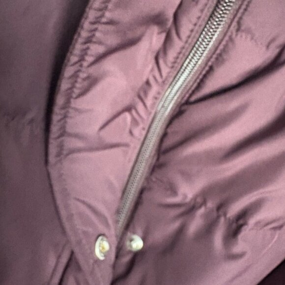 J. Jill down vest, longer length, puffer with hood,  ladies size XL - Picture 4 of 7